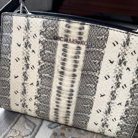 Michael Kors Snakeskin Style Purse - Picture 2 of 2